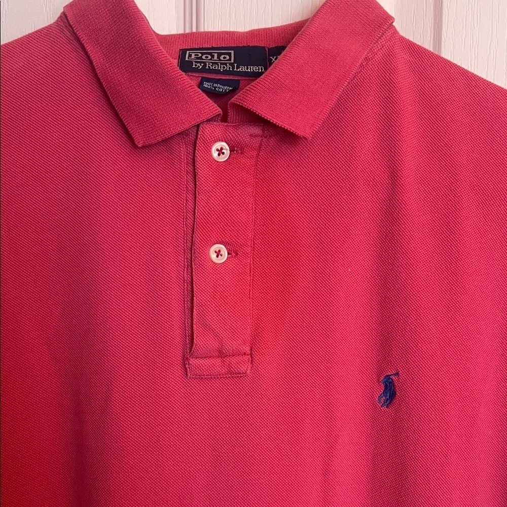 Polo By Ralph Lauren Men's Classic Pink Polo - image 1